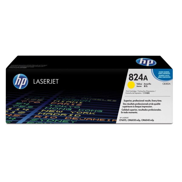 Toner HP Color Laser CP6015/CM6030 YELLOW CB382A