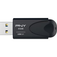 PNY USB3.1 Attaché 4   512GB black Retail