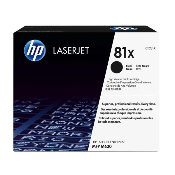 Toner HP LaserJet M605/M606 CF281X Black