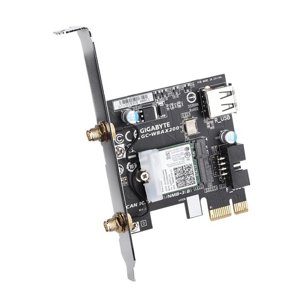 GIGA GC-WBAX200 WLAN AX & Bluetooth 5.2 (PCIe x1) Retail