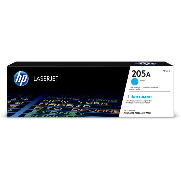 Toner HP LaserJet Pro MFP M180/M181 Cyan CF531A HP 205A Cyan/900 Seiten