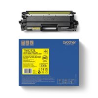 Toner BrotherTN-821XLY Yellow Bis zu 9000 Seiten