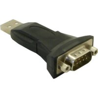 Delock Adapter USB 2.0 auf Seriell RS-232 (DB9M)