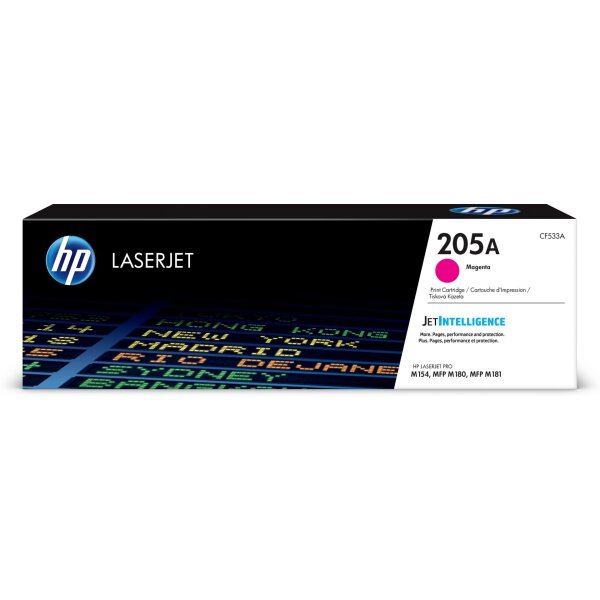 Toner HP LaserJet Pro MFP M180/M181 Magenta CF533A HP 205A Magenta/900 Seiten