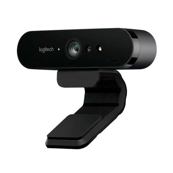 Logitech Webcam BRIO 4K, Ultra HD, Windows Hello works with Google Meet, 4096x2160, Audio, USB