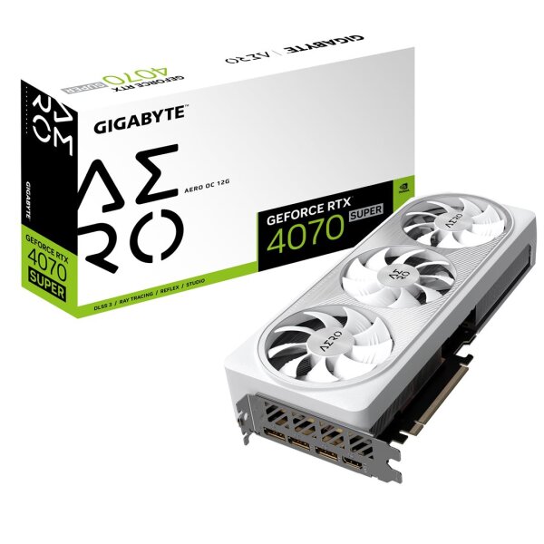 GIGA VGA 12GB RTX4070 SUPER AERO OC 12G 3xDP/HDMI GeForce RTX 4070 SUPER AERO OC 12G