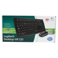 Logitech Desktop MK120 [US/EU] black  EMEA