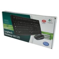 Logitech Desktop MK120 [US/EU] black  EMEA