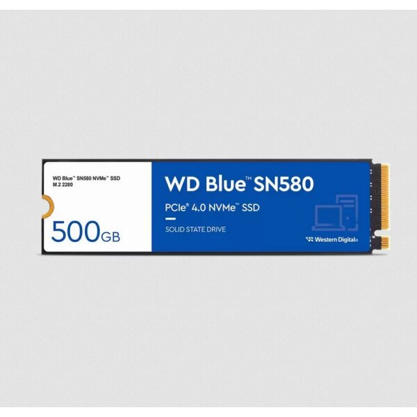 WD SSD M.2 (2280) 500GB Blue SN580 PCIe 4.0/NVMe (Di)