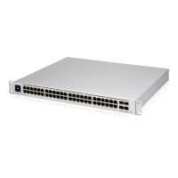 Ubiquiti Switch UniFi 48xRJ45 GBit/4xSFP+ Managed PoE+ 600W Gen2 19" Rack-Mountable, 1,3" Touchscreen