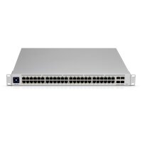 Ubiquiti Switch UniFi 48xRJ45 GBit/4xSFP+ Managed PoE+ 600W Gen2 19" Rack-Mountable, 1,3" Touchscreen