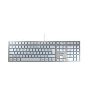 CHERRY Keyboard KC 6000 Slim [DE] silver/white