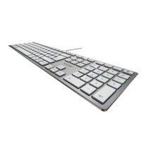 CHERRY Keyboard KC 6000 Slim [DE] silver/white