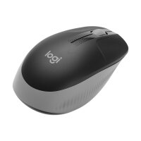 Logitech Mouse M190 Wireless FULL-SIZE grey für mittelgroße bis große Hände