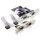 IO Delock PCIe 4x seriell RS-232 inkl. LP-Bleche