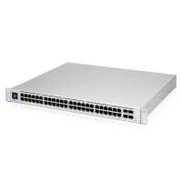 Ubiquiti Switch UniFi 48xRJ45 GBit/4xSFP+ Managed Gen2 19" Rack-Mountable, Fanless, 1,3" Touchscreen