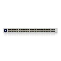 Ubiquiti Switch UniFi 48xRJ45 GBit/4xSFP Managed Gen2 19" Rack-Mountable, Fanless, 1,3" Touchscreen