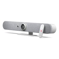 Logitech Webcam RALLY BAR MINI Conference Set white für kleine bis mittelgroße Räume