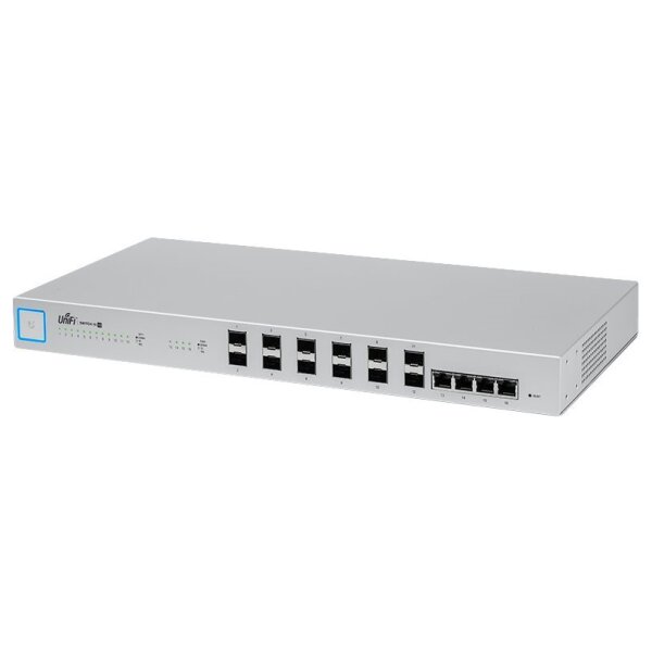 Ubiquiti Switch UniFi 12xSFP+/4xRJ45 10GBit Managed 19" Rack-Mountable, 10G Ethernet SFP+ & RJ45 Ports