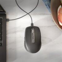 Logitech Mouse MX Anywhere 3S WL BOLT graphite BT  6 Tasten, 500 mAh Lithium-Polymer-Akku