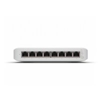 Ubiquiti Switch UniFi 8xRJ45 GBit Managed 4xPoE 52W Wall-Mountable, Fanless, internal PSU