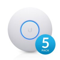 Ubiquiti Access-Point UniFi UAP-nanoHD 802.11ac Wave 2 (5er-Pack) Without PoE adapter / Without power supply