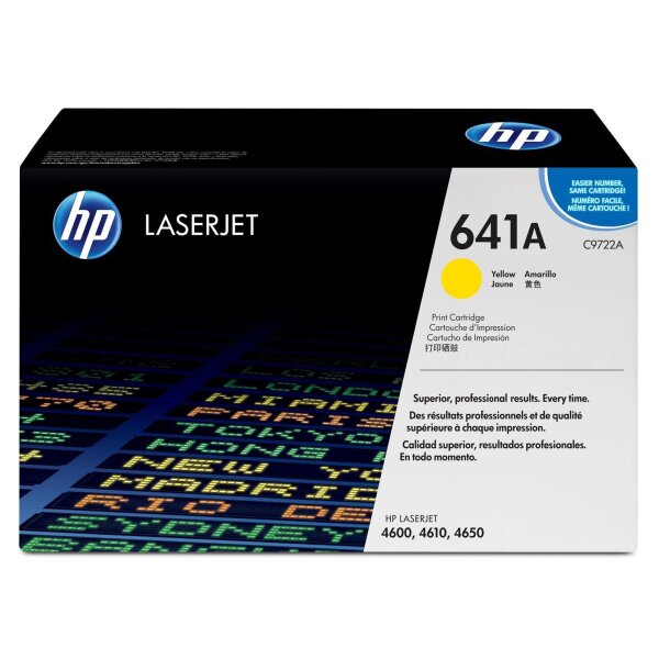 Toner HP Color Laser 46x0 yellow C9722A