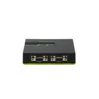 LevelOne KVM-Switch 2 PC VGA+USB Black Edition